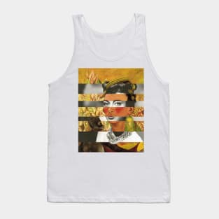 F.K. Self Portrait with Parrot &amp;amp; Joan Crawford Tank Top